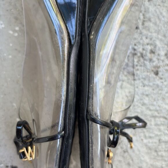 Stuart Weitzman Women's Black Slide Sandals - Picture 11 of 11